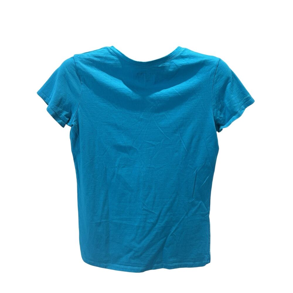 Under Armour Blue V-Neck T-Shirts Women's size M - Picture 2 of 3